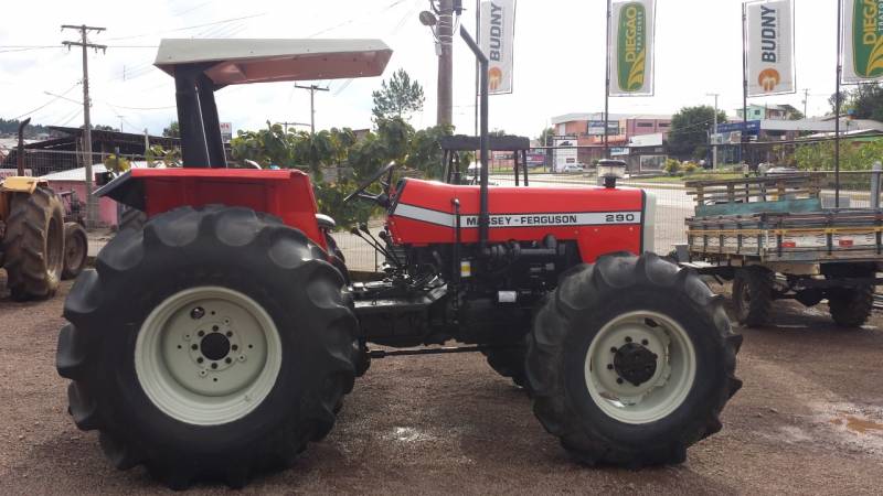 TRATOR MASSEY FERGUSON 290 - ANO 2002, 4X4, 03 ALAVANCAS, REVISADO, 03 MESES DE GARANTIA, "VENDIDO"