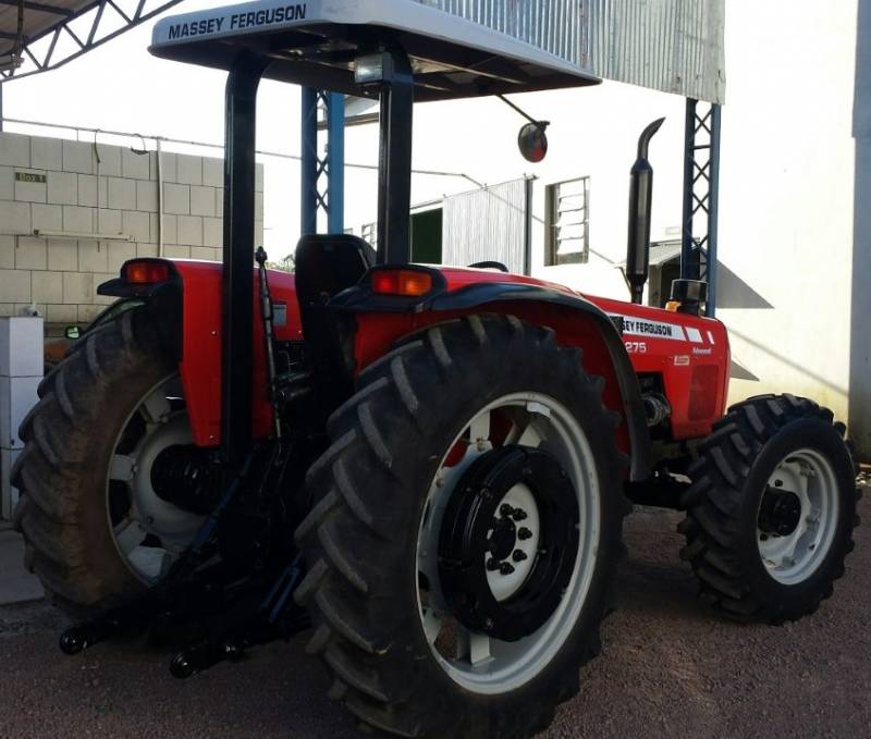 TRATOR MASSEY FERGUSON 275 - ADVANCED 4X4 - ANO 2009, PNEUS TRASEIROS NOVOS, 03 MESES DE GARANTIA, "VENDIDO" 