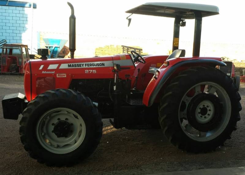 TRATOR MASSEY FERGUSON 275 - ADVANCED 4X4 - ANO 2009, PNEUS TRASEIROS NOVOS, 03 MESES DE GARANTIA, "VENDIDO" 