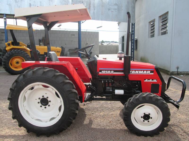 TRATOR YANMAR 1050 - 4X4 - ANO 1998, DIREÇÃO HIDRÁULICA, REVISADO 03 MESES DE GARANTIA - "VENDIDO" 