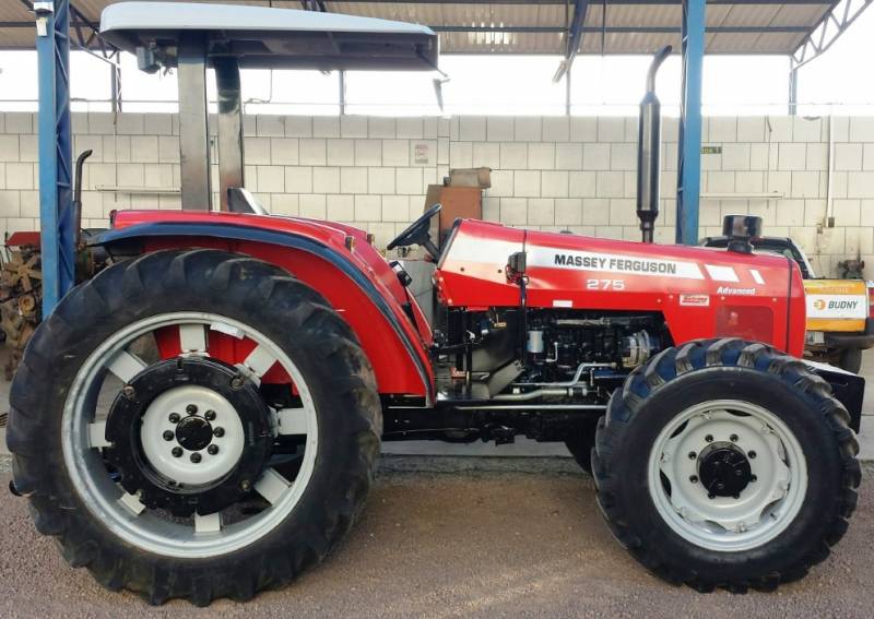 TRATOR MASSEY FERGUSON 275 - ADVANCED 4X4 - ANO 2009, PNEUS TRASEIROS NOVOS, 03 MESES DE GARANTIA, "VENDIDO" 