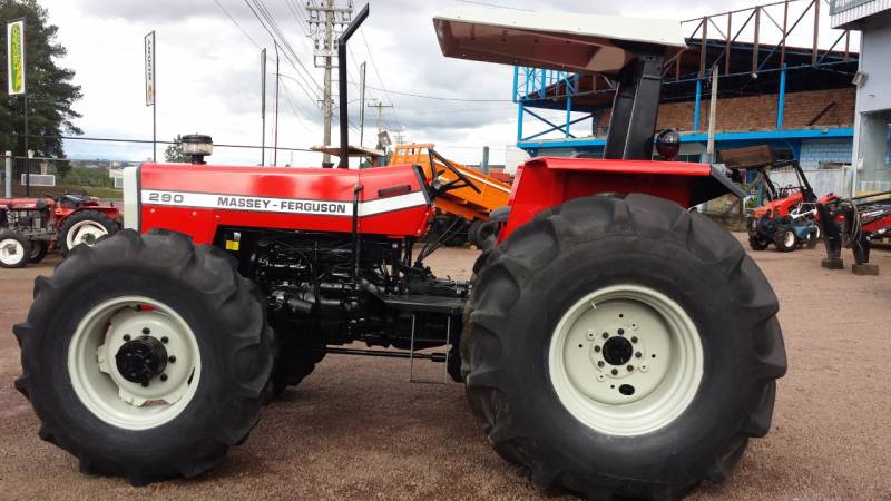 TRATOR MASSEY FERGUSON 290 - ANO 2002, 4X4, 03 ALAVANCAS, REVISADO, 03 MESES DE GARANTIA, "VENDIDO"