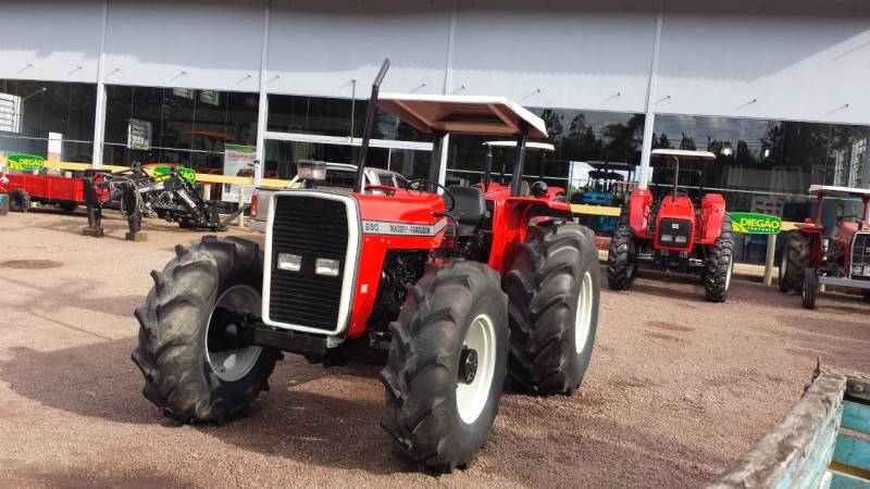 TRATOR MASSEY FERGUSON 290 - ANO 2002, 4X4, 03 ALAVANCAS, REVISADO, 03 MESES DE GARANTIA, "VENDIDO"