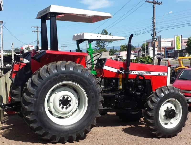 TRATOR MASSEY FERGUSON 275, 4X4, ANO 2000, 03 MESES DE GARANTIA, "VENDIDO" 