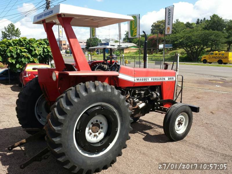 Massey Ferguson 265, com bloqueio, ano 1986, 4x2, Revisado, 03 meses de garantia "VENDIDO" 