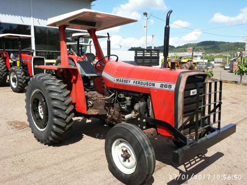 Massey Ferguson 265, com bloqueio, ano 1986, 4x2, Revisado, 03 meses de garantia "VENDIDO" 