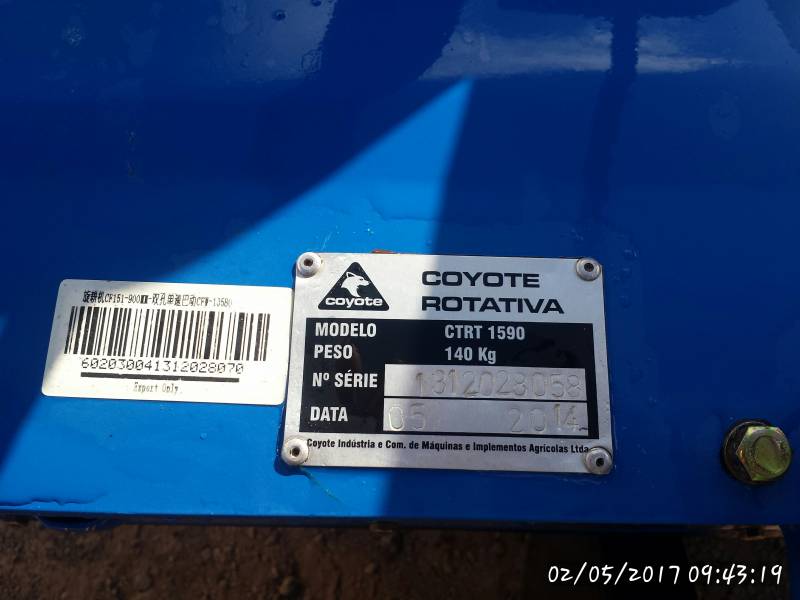 MICRO TRATOR COYOTE 15HP - PARTIDA ELÉTRICA - 2014 - VENDIDO