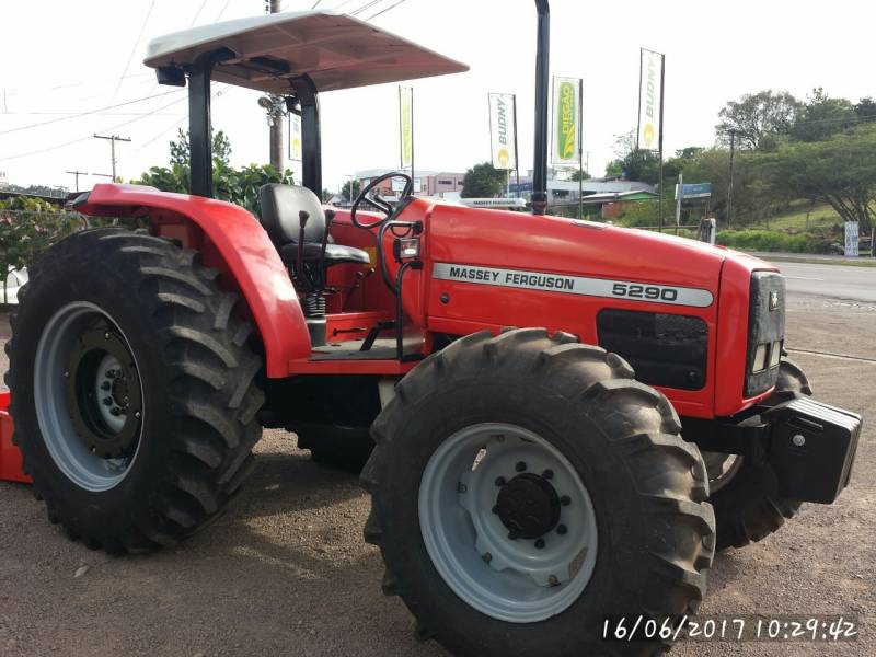 TRATOR MASSEY FERGUSON 5290 - 4X4 - ANO 2001 - "VENDIDO" 