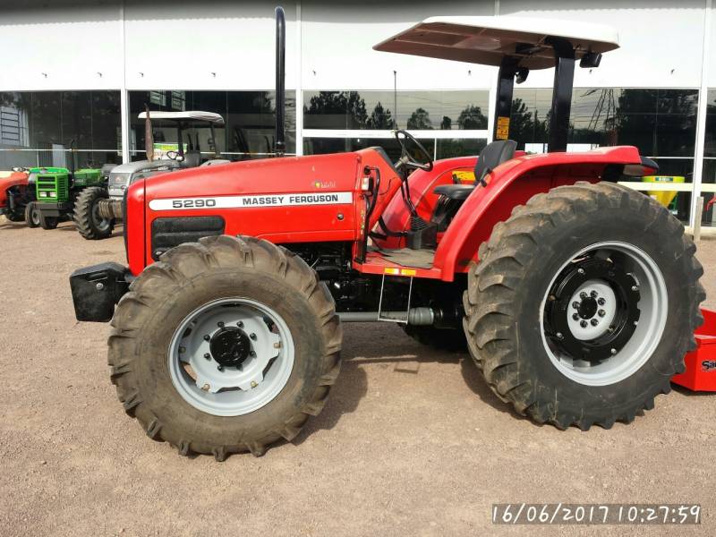 TRATOR MASSEY FERGUSON 5290 - 4X4 - ANO 2001 - "VENDIDO" 