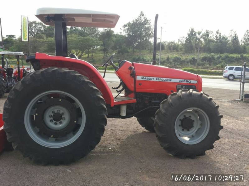 TRATOR MASSEY FERGUSON 5290 - 4X4 - ANO 2001 - "VENDIDO" 