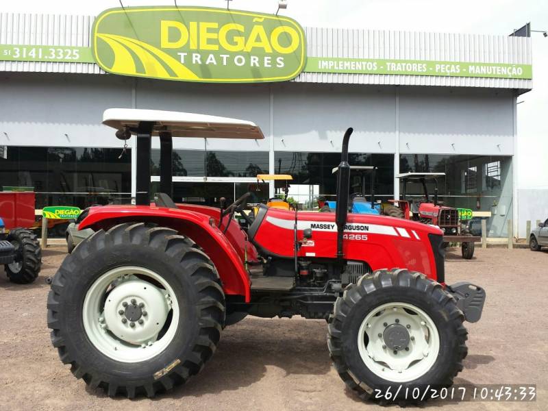 MASSEY FERGUSON 4265 - ANO 2013 - 4X4 - 03 MESES DE GARANTIA 