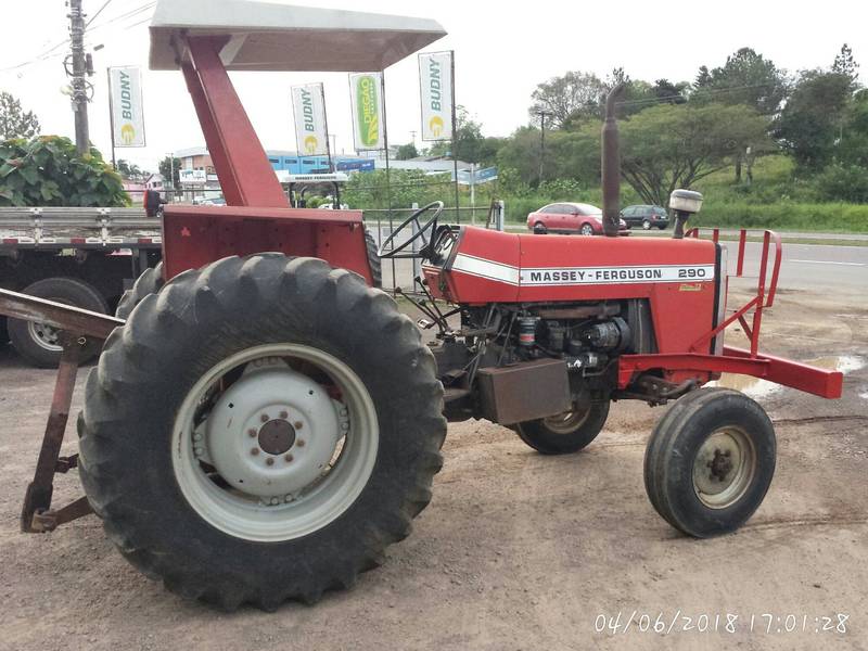 TRATOR MASSEY FERGUSON 290 - ANO 1985 - "VENDIDO" 