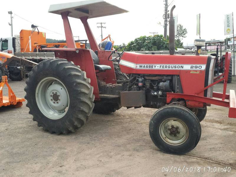 TRATOR MASSEY FERGUSON 290 - ANO 1985 - "VENDIDO" 