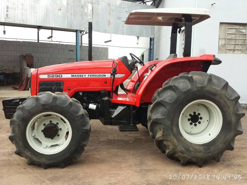 TRATOR MASSEY FERGUSON 5290 - 4X4 - ANO 2008 