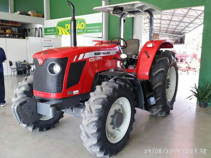 TRATOR MASSEY FERGUSON 4275 - ANO 2013 - 4X4 