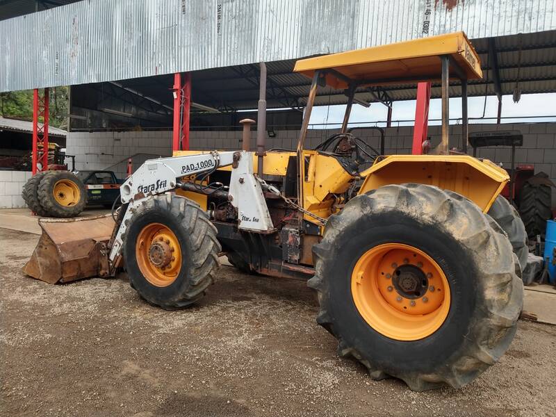 TRATOR VALMET 128 COM CONCHA (DIE-2295) - VENDIDO